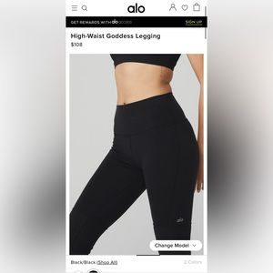 Alo High-Waist Goddess Legging